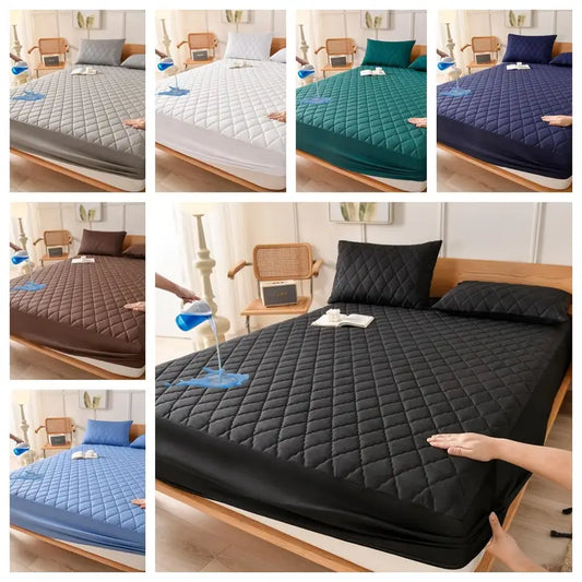 Combo Protector Antifluido + 2 fundas de almohadas gratis