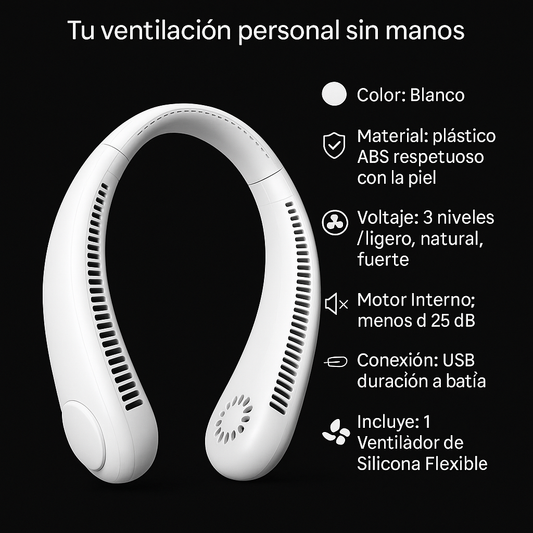 AireMóvil – Ventilador portátil de cuello