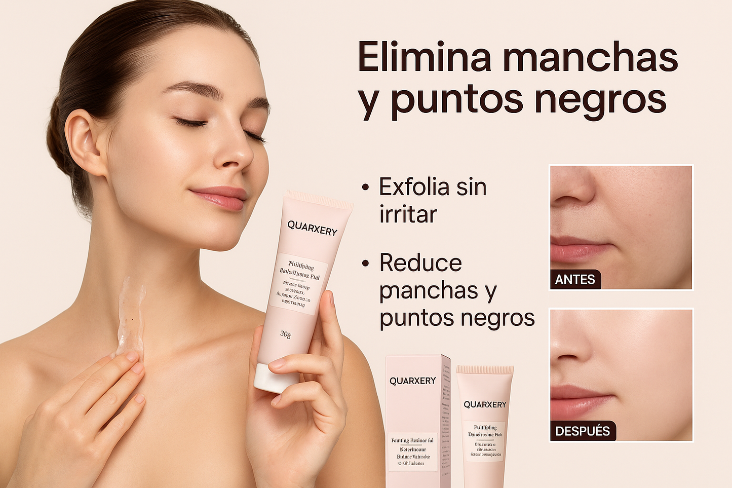 Adiós a las impurezas ¡Exfolia, limpia y luce increíble!